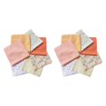 thumbnail image 4 of Yuarrent Tela de algodón estampada para costura, telas acolchadas para retales, costura artesanal, accesorios hechos a mano, 7 Uds., 25x25Cm Type6 NO6, 4 of 6