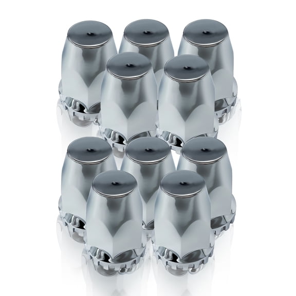 10 PCS of 33mm Screw-on Lug Nut Covers for Semi Trucks