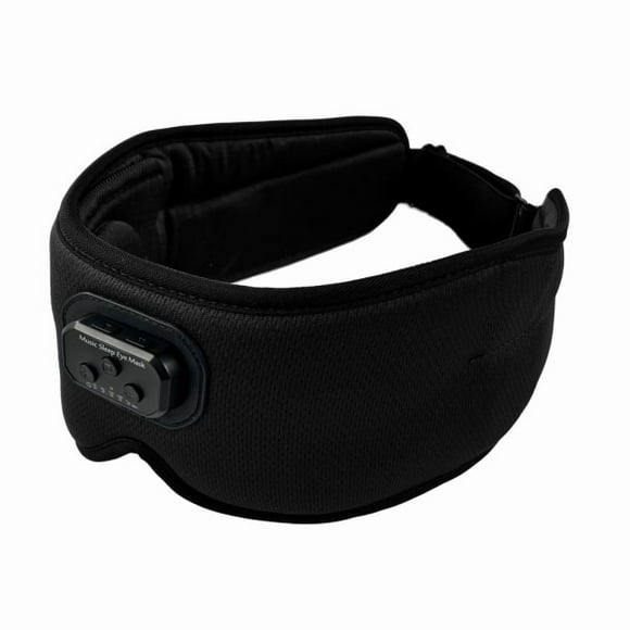 3D sleep mask Bluetooth sleep headphones Black