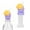B, variant on 1 Pc Water Bottle Spout Conversion Cap with Straw, Reusable Beverage Water Bottle Straw Lid, Flip Top Universal Spout Lid Converter, Spill-Proof Replacement Top, Purple