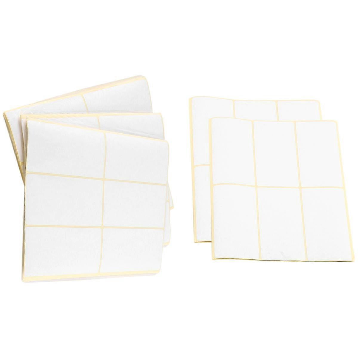 Blank Handwriting Can Paste Name Number Stickers, Sticker Labels, Self-Adhesive Labels, White, Smal