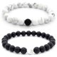 thumbnail image 2 of Pulsera elástica para mujer con piedras naturales, pulsera con cuentas de 8 mm para hombre, 2 of 5