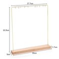 thumbnail image 2 of Fashion Jewelry Display Rack Stand Holder Earrings Hanging Organizer Showcase, 2 of 5
