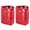 Red, variant on Wavian 3010 5.3 Gallon 20 Liter Authentic Jerry Can with Spout, Black