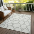 thumbnail image 6 of Addison Rugs Chantille Indoor/Outdoor Transitional Circles Ivory Washable Rectangle Rug, 3' x 5', 6 of 6