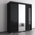 thumbnail image 2 of Monaco 3 Door Modern 71" Wardrobe with Mirror, 2 of 6