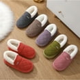 thumbnail image 6 of Men's and Women's All-Weather Comfort shoes - Plush Faux Fur Lined House Slippers, 6 of 8