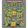 thumbnail image 2 of Boy's Teenage Mutant Ninja Turtles Best Friend Shot Performance Graphic Tee Charcoal Heather X Large, 2 of 4