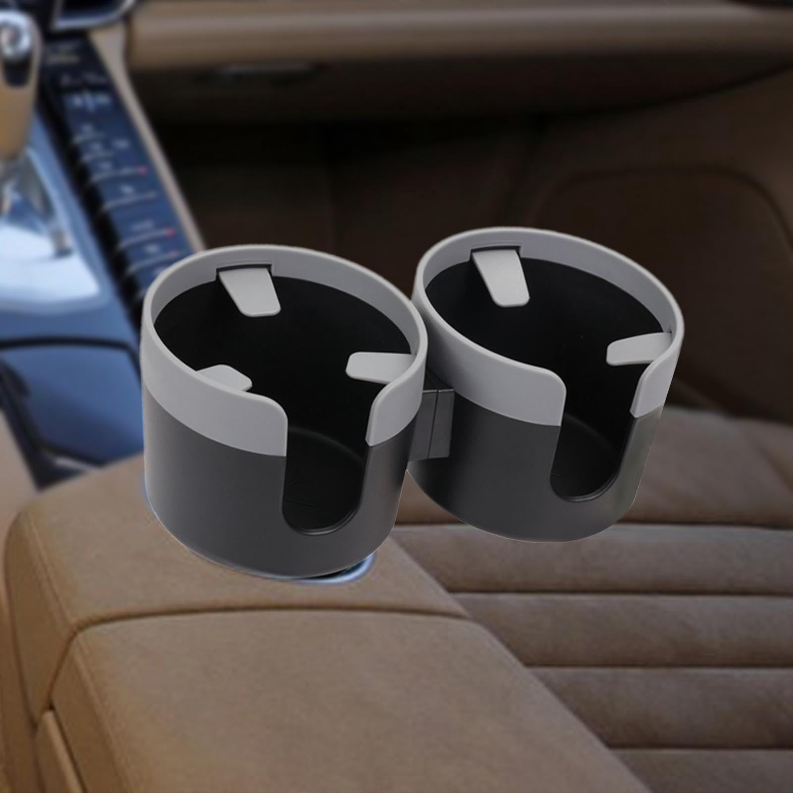 Nishiyuenyi Automotive Cup Holder Extender Car Interior Organizer Removable Car Drink Holder Grey