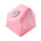 thumbnail image 3 of Temporizador de cubo para niños, recargable por USB, 6,5 x 6,5 x 4,2 cm, portátil, para cocina Rosa, 3 of 9