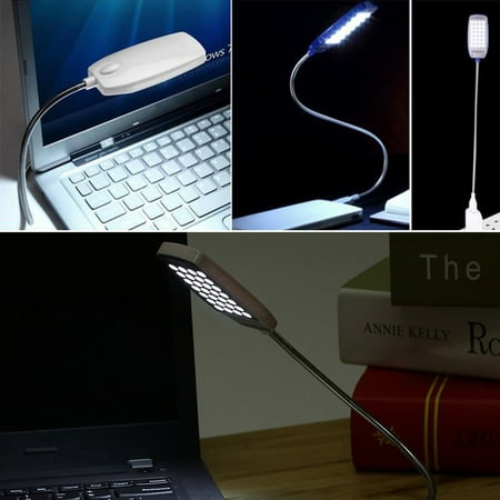 Super lumineux ordinateur portable lumière 28 LED USB lumière Flexible ordinateur  lampe Portable bureau lampe de lecture universel ordinateur accessoires