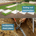 thumbnail image 7 of Stainless Steel Soil Probe, Adjustable Ground Rod Tool for Locating Septic Tanks, Underground Pipes, Water Pipes, 7 of 7