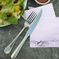 thumbnail image 4 of WHAMVOX 50Pack Wedding Reception Napkins Disposable Silver Safe for Skin for Family Events, 4 of 8