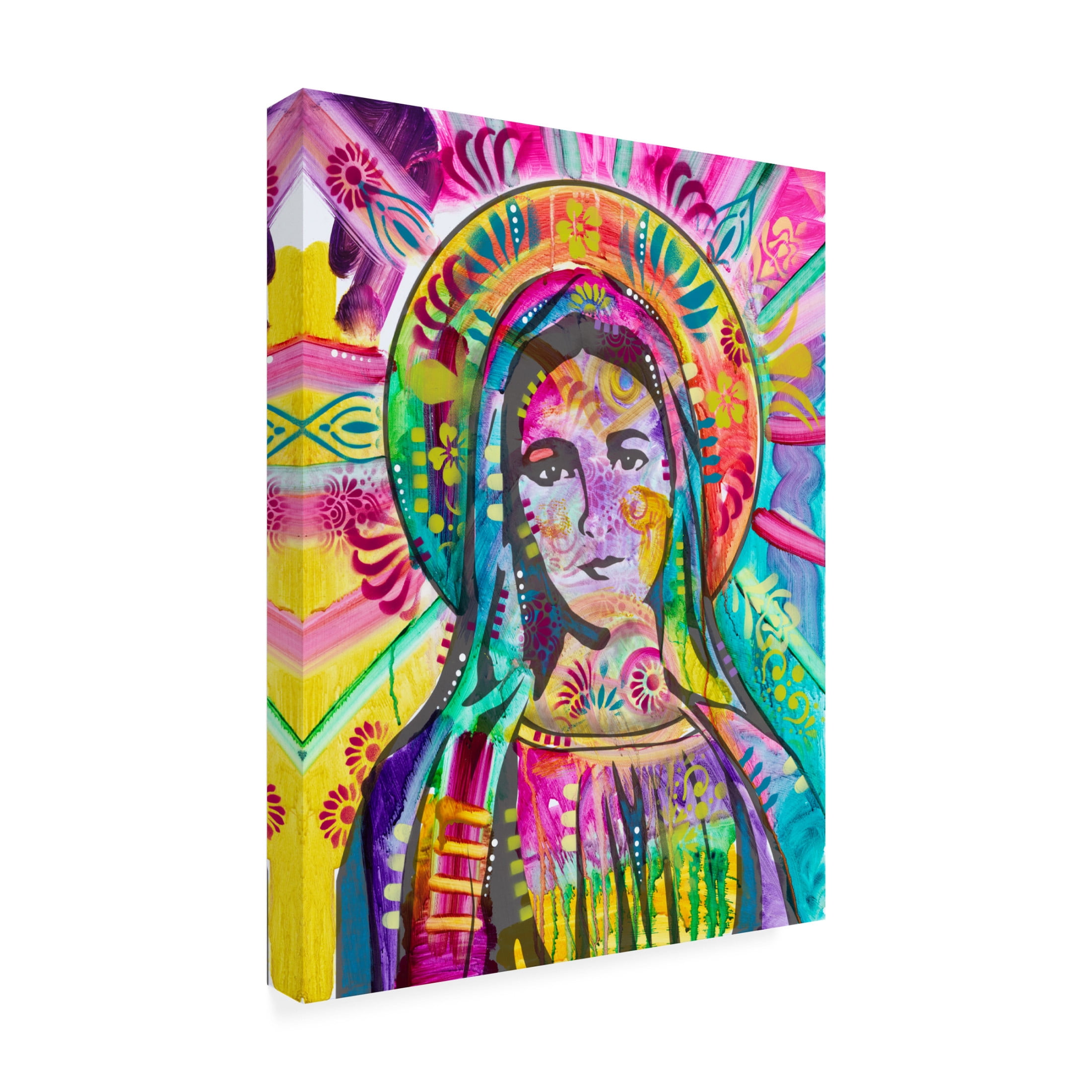 Canvas Wall Art - Dean Russo 'Mother Mary' Wall Art for Living Room, Bedroom, or Office Décor by Trademark Fine Art - 14 x 19 Inches