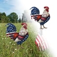 thumbnail image 2 of SXcggal Independence Day Rooster Card Beautiful Design And Bright Colors Combine To Create An Indispensable Independence Day Decoration To Enhance Your Style Practical Basic Card Slot For Garden, 2 of 4