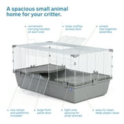Prevue Pet 5524 Ranch Universal Small Animal Home, Gray & White