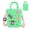 Mint Green, variant on Mini Rubber Tote Bag, EVA Waterproof Beach Tote for Little Girls And Woman, Silicone Hole Small Beach Tote for Travel Outdoor, Cute Rubber Beach Bag with 20 Charms & Adjustable Shoulder Strap
