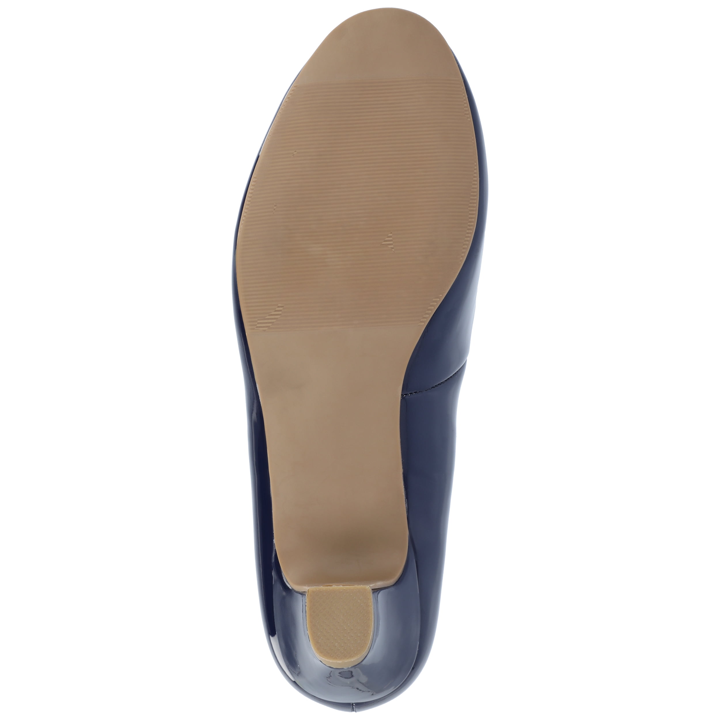 Journee Womens Luu Comfort Insole Round Toe Low Block Heel Pumps, Widths Available
