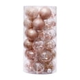 thumbnail image 1 of 24 piezas de adornos de bolas de Navidad colgantes adornos decorativos adornos de Navidad para Dorado champagne, 1 of 9