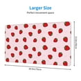 thumbnail image 2 of Bingfone Strawberry Large Gaming Mouse Pad,Extended Desk Mousepad with Stitched Edges,Non-Slip Base,Water Resist Keyboard Pad for Gamer, Office & Home, 29.5 x 16 in, 2 of 6