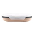 thumbnail image 1 of Boîte à Lunch Pliable en Silicone, Contenant de Rangement Alimentaire Rectangulaire Portable, 1 of 8