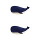 thumbnail image 1 of 2 piezas de peluche de ballena animal de juguete súper suave abrazado decorativo muñeca almohada de Navidad, 1 of 9