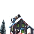thumbnail image 6 of ation LED Miniature House Village, Christmas Scene Snow Landscape Train Village Building Set 8.3x4.3x6.3inch, 6 of 8