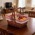 thumbnail image 3 of Large Woven Storage Basket Durable Material Spacious Design for Bread Fruit Snack Home Organization Kitchen Dining Room Decor, 3 of 5