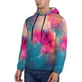 thumbnail image 3 of Lsque Colorful Lightbulb Abstract Pattern Casual Men's Hoodie,Hooded Sweatshirt with Kangaroo Pocket,Pullover Hoodie-XX-Large, 3 of 7