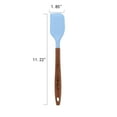 thumbnail image 6 of The Pioneer Woman 10-Piece Silicone and Acacia Wood Handle Cooking Utensils Set, Blue, 6 of 14