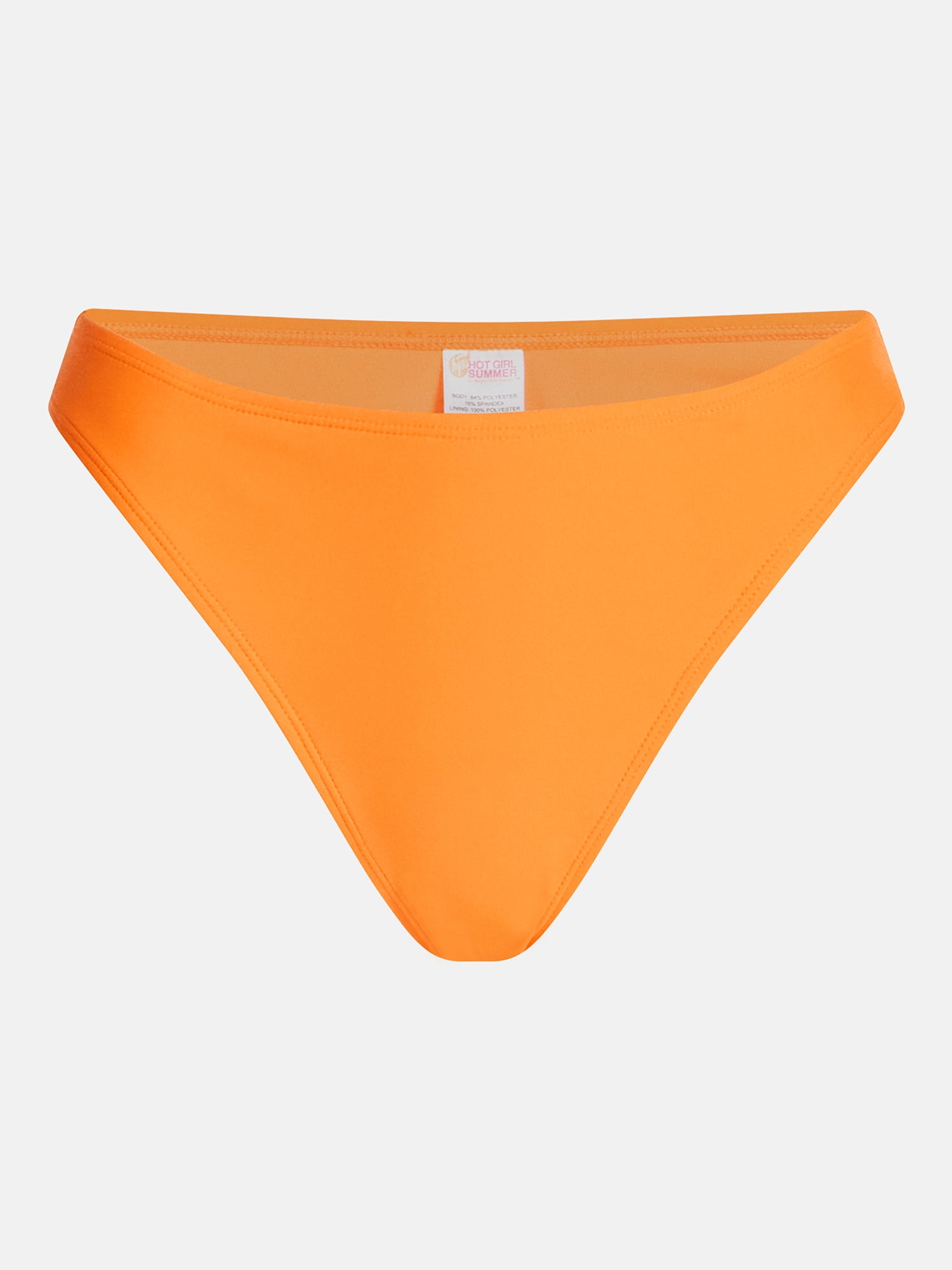 Hot Girl Summer by Megan Thee Stallion Women's High Leg Bikini Bottoms, Sizes XS-3X