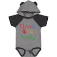thumbnail image 3 of Inktastic I Love My Family Boys or Girls Baby Bodysuit, 3 of 5