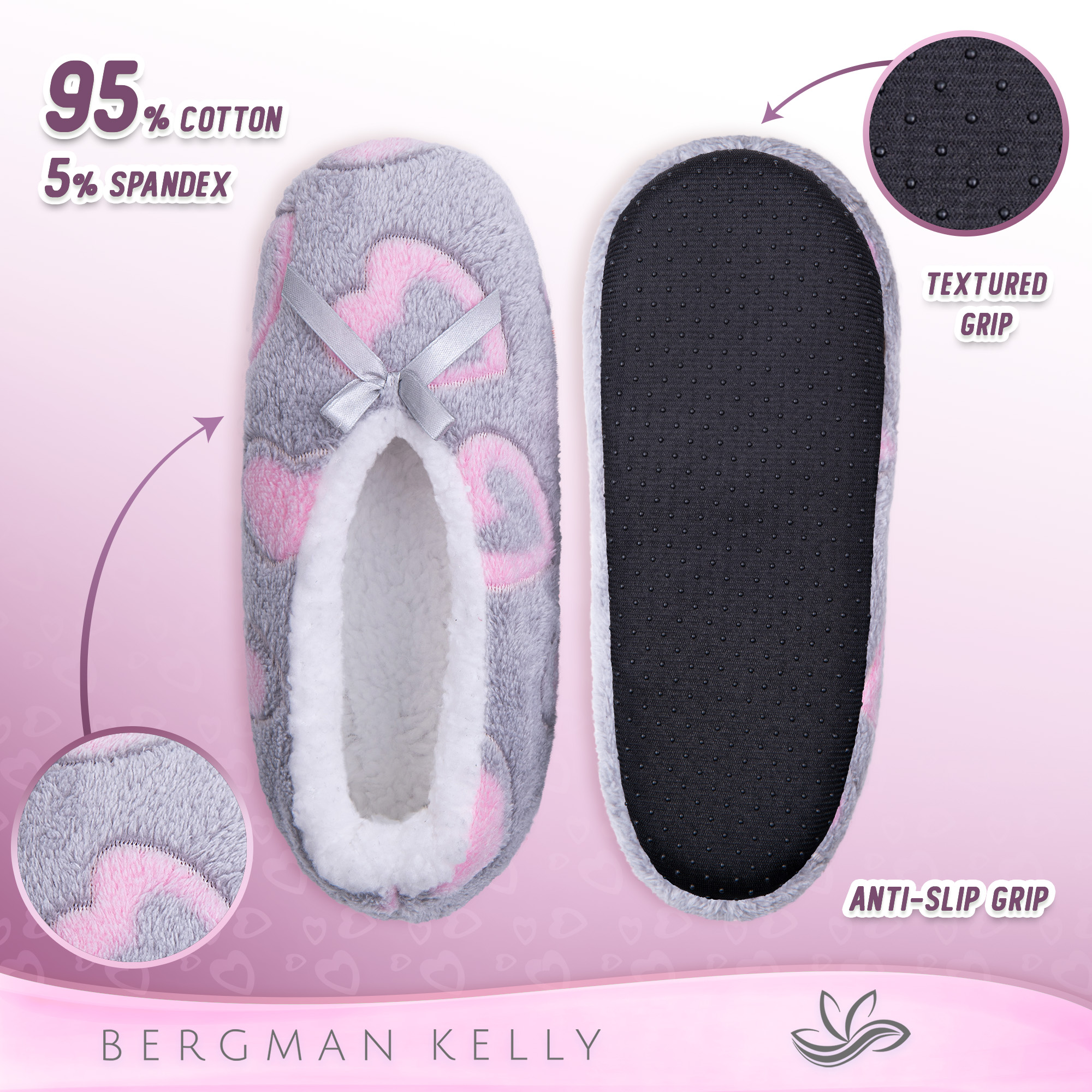 Bergman Kelly Fuzzy Slippers for Women photo 4