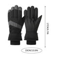 thumbnail image 6 of AuroraX Warm Winter Ski Gloves Thermal Fleece Lined Thick Waterproof & Windproof Gloves Glove for Women Men, 6 of 6