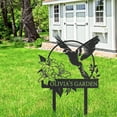 thumbnail image 2 of KAINSY Personalized Metal Garden Sign, Custom Garden Decor, Custom Yard Art Sign, Outdoor Gardening Home Decor, Garden Stake Gifts for Gardeners(10inches), 2 of 9