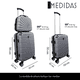 thumbnail image 2 of Set 3 Maletas De Viaje Carry On 10 Kgs Equipaje De Mano Ruedas Desmontables Cabina Avion, 2 of 5