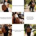 thumbnail image 7 of Sunyuer Vintage Women's Backpack - Fashionable, Simple, Versatile, Anti-theft, Large Capacity, Backpack Purse for Daily Work Travel, 7 of 7