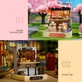thumbnail image 4 of ACDANC Dollhouse Miniature House Kit with Furniture,DIY Wooden Dollhouse Tiny House Building Set for Adults and Teens,Creative Room Decor Gift for Family and Friends, 4 of 7