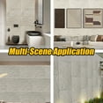 thumbnail image 3 of 6-Pack 3D Faux Stone Wall Panels, 47.24" x 23.62" PU Cement-Texture Wainscoting Panels for Interior Walls, Waterproof & Lightweight, Covers 46.5 SF, for TV Wall Office Living Room, 3 of 8