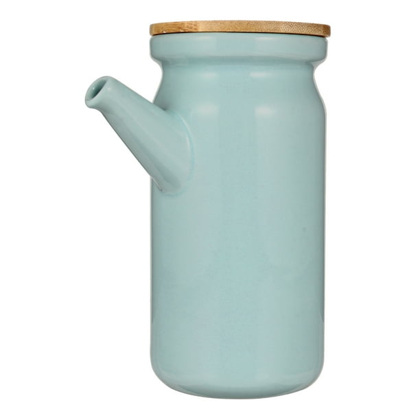 EeaseMX 1 botella dispensadora de aceite, vinagrera de cerámica, condimentos, hervidor de cocina