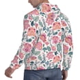 thumbnail image 3 of Hoodies for Men - flower leaves Long Sleeve Comfrt Men'S Fashion Hoodies & Sweatshirts, Sweatshirts for Men Hoodies Pullover Clothing Clothes with Pouch, 3 of 7