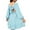 Light Blue, variant on Coerni Teen Girls Puffy Long Sleeve Dress Square Neck Tie Back Midi Sundress Oversized Bow Dresses Elegant A Line Party Gown