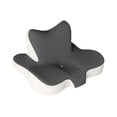 thumbnail image 4 of Almohada para el cuello, almohada para cama, cómoda, espuma viscoelástica, suave, versátil, ergonómica, cervical Beige grisáceo, 4 of 9