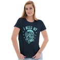 thumbnail image 4 of I Need My Space Star Astronaut Womens Fitted Plus Size Graphic Tee Brisco Brands 2X, 4 of 5