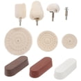 thumbnail image 1 of Ensemble de 10 Pcs Roues de Polissage Tampons de Polissage Kit de Polissage pour Perceuse Banc Moulin, 1 of 9