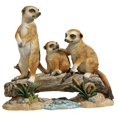 thumbnail image 1 of Design Toscano Suricat Clan Jardin Animal Statue, 15 Pouces, Polyrésine, Couleur, 1 of 1