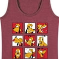 thumbnail image 3 of Mickey & Friends - Pluto Grid - Women's Racerback Tank Top, 3 of 5