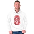 thumbnail image 3 of Funny Zombies Like Me For My Brains Hoodie Hooded Sweatshirt Men Brisco Brands L, 3 of 6