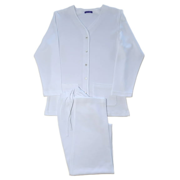 P.Jamas Winter Pique Buttons Pajama 394310