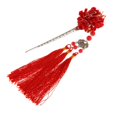 thumbnail image 3 of Horquilla de flores clásicas para niña Yuyangstore hecho a mano rojo, 3 of 7